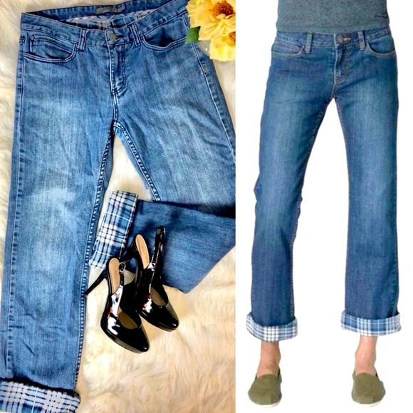 Prana Denim - Prana Flannel-Lined Boyfriend Straight-Leg Jeans | 4